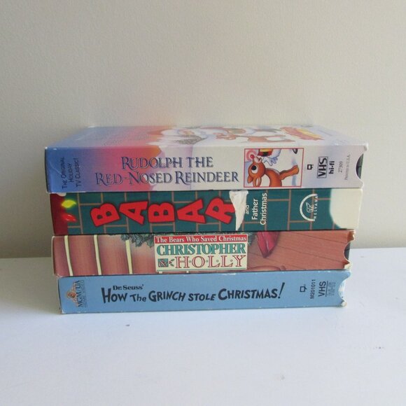 VHS Tapes - 4 Animated Christmas movies - Picture 7 of 10